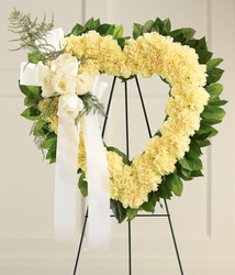 Our Hearts Speak to You Standing Heart Flower Power, Florist Davenport FL
